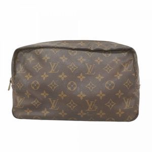 Louis Vuitton Monogram True Toilet Pouch 28 M47522 Brown  Women's